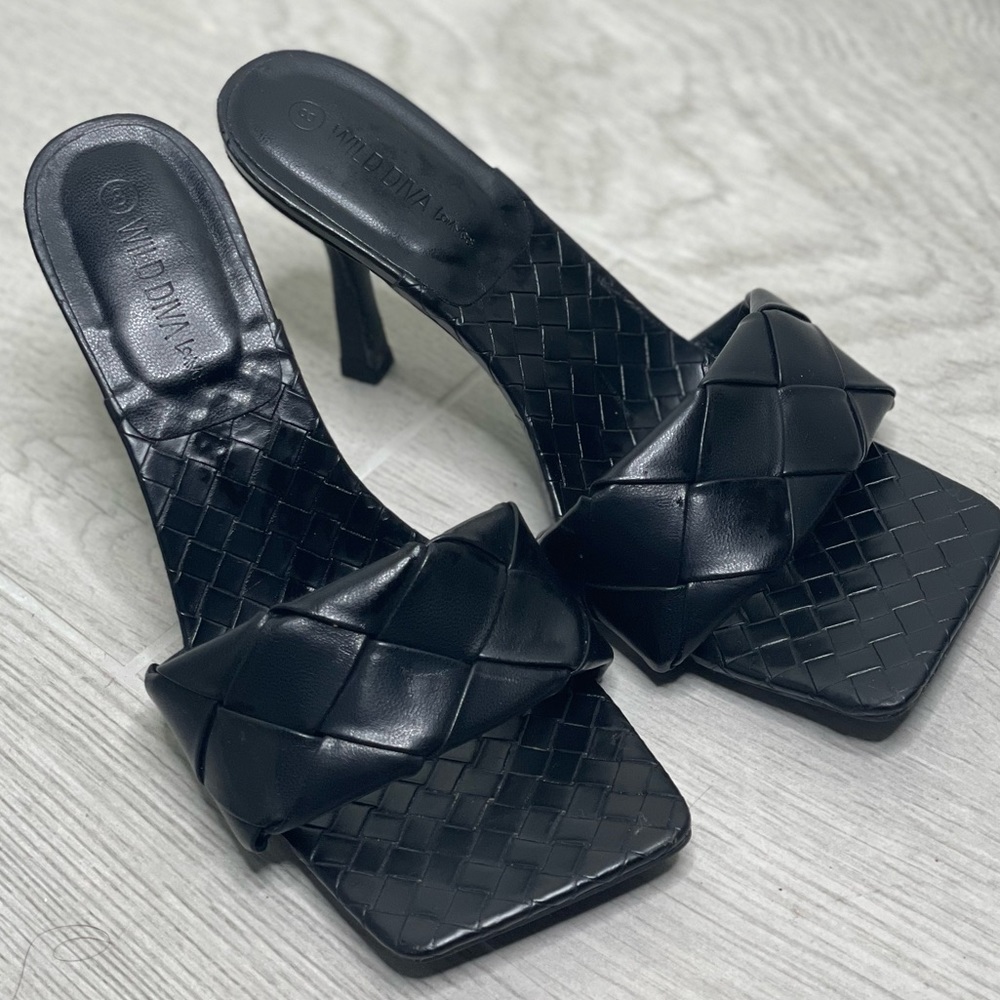Black Mule Heels